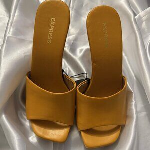 Women’s Express Mule High Heels, Size 6